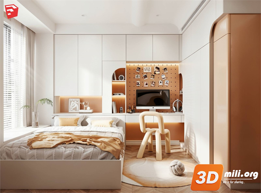 Children Room Scenes Skp FIles 